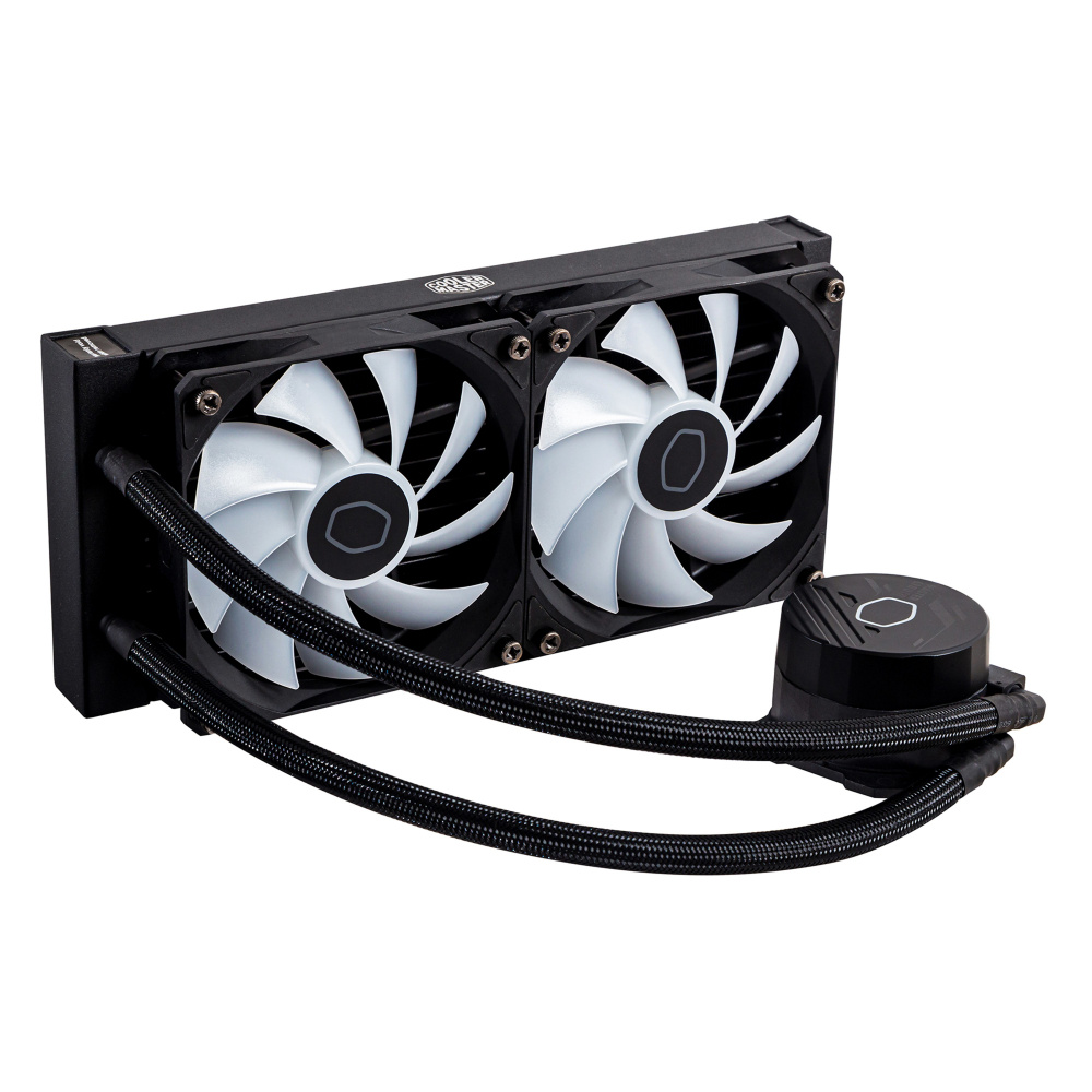 Cooler Master MasterLiquid 240L Core ARGB Enfriamiento Líquido para CPU, 2x 120mm, hasta 1750RPM, Negro SKU: MLW-D24M-A18PZ-R1