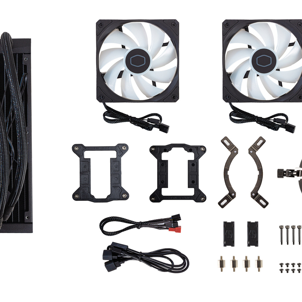 Cooler Master MasterLiquid 240L Core ARGB Enfriamiento Líquido para CPU, 2x 120mm, hasta 1750RPM, Negro SKU: MLW-D24M-A18PZ-R1