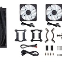 Cooler Master MasterLiquid 240L Core ARGB Enfriamiento Líquido para CPU, 2x 120mm, hasta 1750RPM, Negro SKU: MLW-D24M-A18PZ-R1