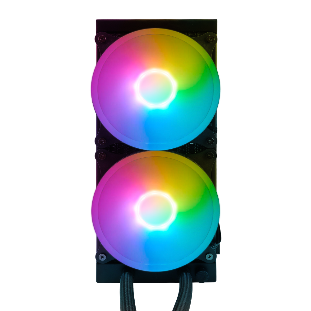 Game Factor LQG601 Enfriamiento Líquido para CPU, 2x 120mm, hasta 2550RPM, Negro SKU: LQG601-BK