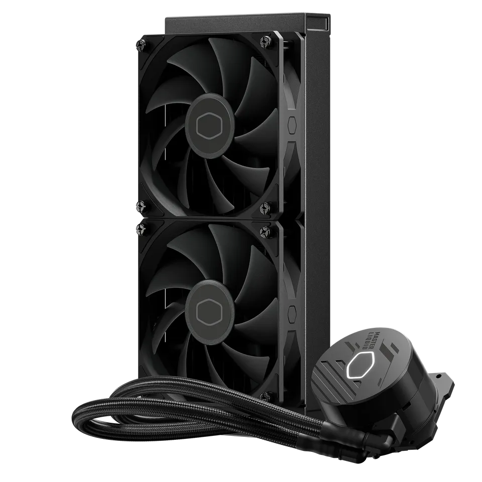 Cooler Master MasterLiquid 240L Core Enfriamiento Líquido para CPU, 2x 120mm, hasta 1750RPM, Negro SKU: MLW-D24M-A17PK-R1 