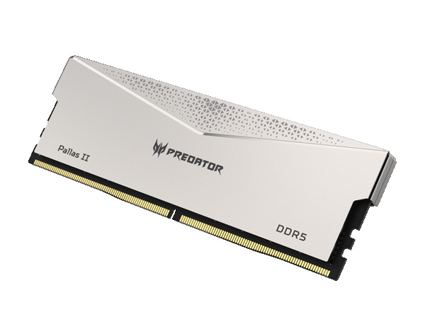 Kit Memoria Ram Acer Predator Palas II 6000MHz, 32GB - 2 x 16GB CL32, Non-ECC, U-DIMM 1.2V DDR5 XMP Plata SKU: BL.9BWWR.374