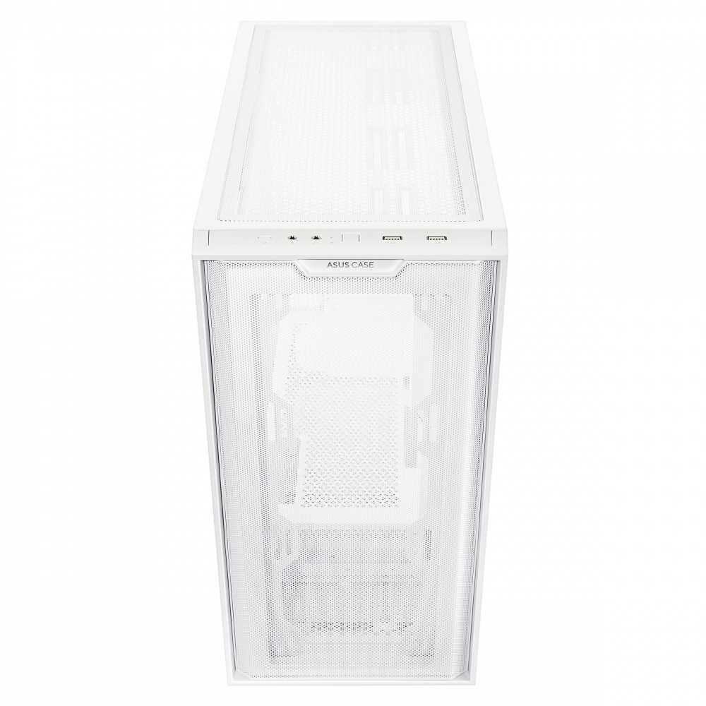 Gabinete ASUS A21 Case con Ventana, Mini-Tower, Micro ATX/Mini-ITX, USB 3.0, sin Fuente/Ventiladores Instalados, Blanco SKU: A21 ASUS CASE/WHT