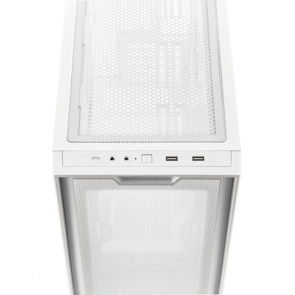 Gabinete ASUS A21 Case con Ventana, Mini-Tower, Micro ATX/Mini-ITX, USB 3.0, sin Fuente/Ventiladores Instalados, Blanco SKU: A21 ASUS CASE/WHT