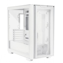 Gabinete ASUS A21 Case con Ventana, Mini-Tower, Micro ATX/Mini-ITX, USB 3.0, sin Fuente/Ventiladores Instalados, Blanco SKU: A21 ASUS CASE/WHT
