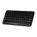 Teclado Vorago KBW-400, Inalámbrico Recargable, Puerto de Carga Tipo C, Receptor USB, Negro (Español) SKU: KBW-400