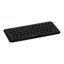 ﻿Teclado Vorago KBW-400, Inalámbrico Recargable, Puerto de Carga Tipo C, Receptor USB, Negro (Español) SKU: KBW-400