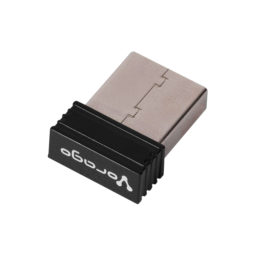﻿Teclado Vorago KBW-400, Inalámbrico Recargable, Puerto de Carga Tipo C, Receptor USB, Negro (Español) SKU: KBW-400