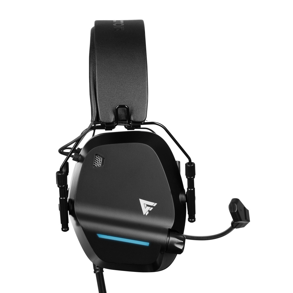 Game Factor Audífonos Gamer HSG550, Alámbrico, 2.3 Metros, Conector USB, Negro SKU: HSG550