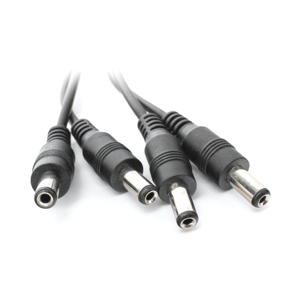 Cable con Conector Jack Hembra de 3.5 mm con 4 Salidas de Jack Macho (Divisor de energía) / TIPO PULPO / 4 Conectores Macho / 1 Conector Hembra / Jack de 3.5mm SKU: 