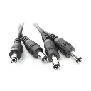 Cable con Conector Jack Hembra de 3.5 mm con 4 Salidas de Jack Macho (Divisor de energía) / TIPO PULPO / 4 Conectores Macho / 1 Conector Hembra / Jack de 3.5mm SKU: 
