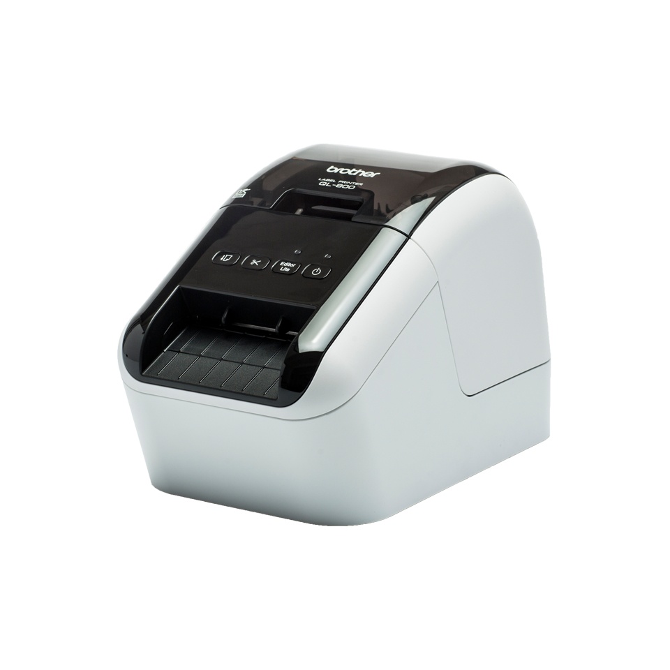 Brother QL800, Impresora de Etiquetas, Térmica Directa, 300 x 600 DPI, USB 2.0, Negro/Gris Corte Automático SKU: QL800