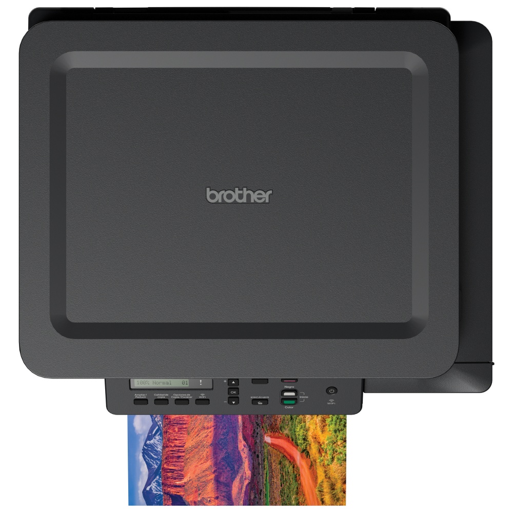 Multifuncional Brother DCP-T520W InkBenefit Tank, Color, Tinta Continua, Tanque de Tinta, Inalámbrico, Impresora, Copiadora, Escáner Wifi Direct, Bypass 1 Hoja, 30ppm Negro, 12ppm Color SKU: DCP-T520W