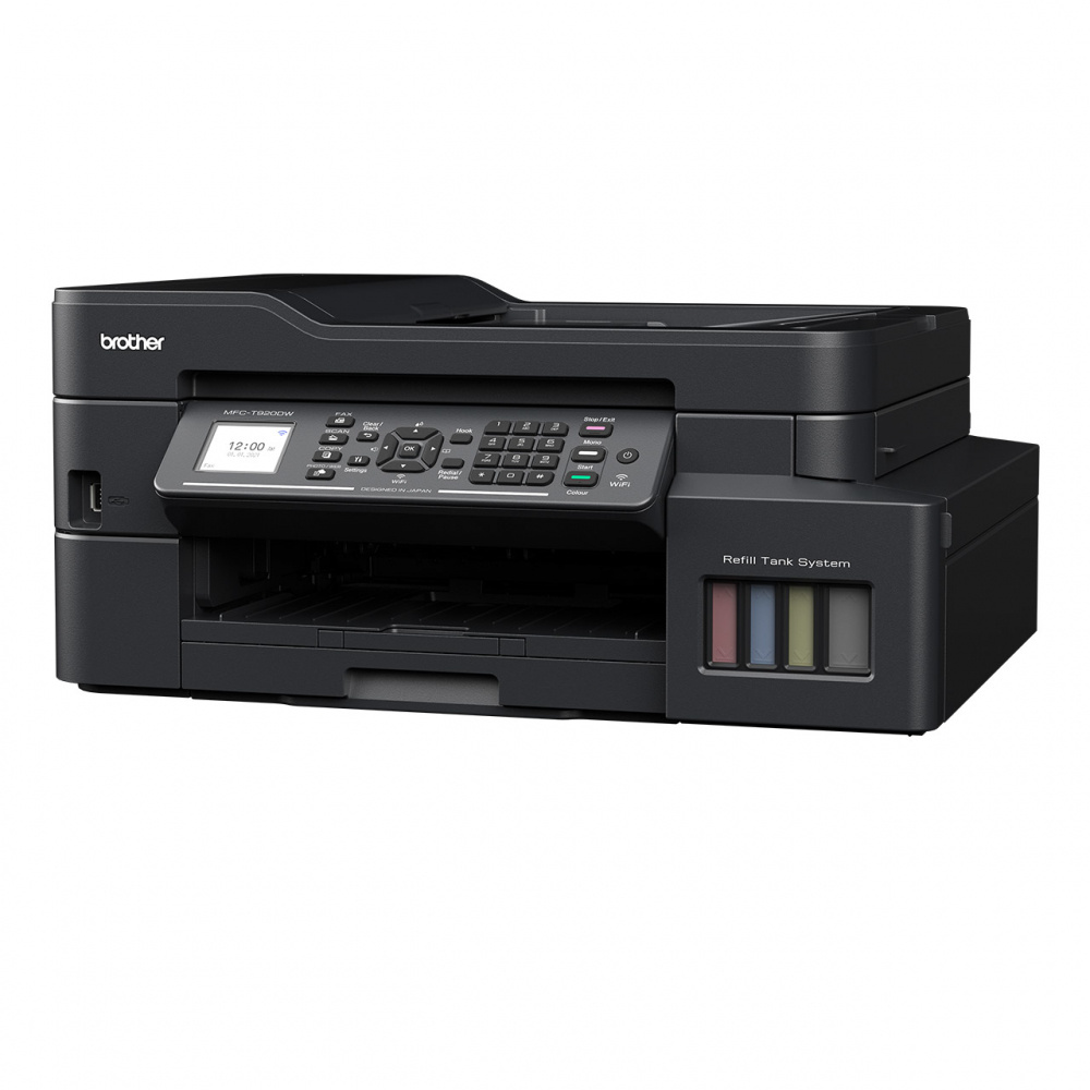 Multifuncional Brother MFC T920DW, Inkbenefit, Tinta Continua, Wifi Direct, Ethernet, Duplex, Bypass de 80 Hojas, Usb Frontal Impresora, Copiadora, Escaner, Fax, 30ppm Negro, 26ppm Color SKU: MFC-T920DW