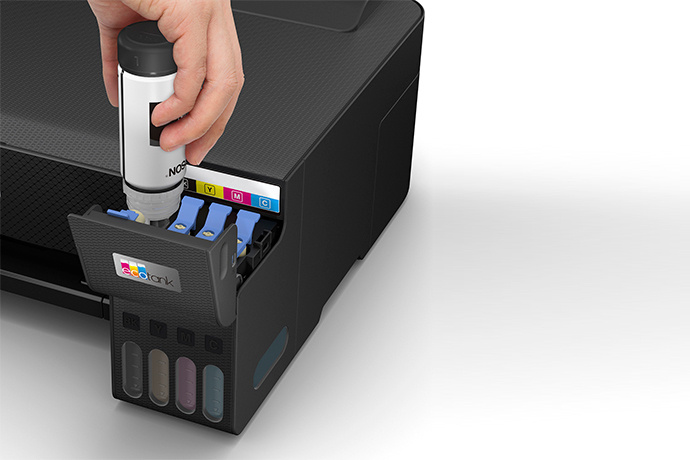 Impresora Epson EcoTank L1210, Color, Tinta Continua, Tanque de Tinta, Usb, 33ppm Negro, 15ppm Color SKU: C11CJ70301