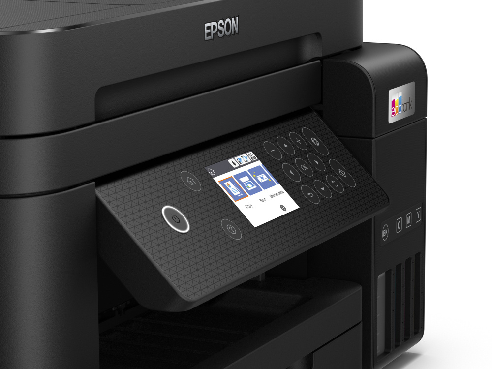 Multifuncional Epson EcoTank L6270, Color, Tinta Continua, Tanque de Tinta, Inalámbrico, Impresora, Copiadora, Escaner, Fax, Duplex, Wifi Direct, Ethernet, 33ppm Negro, 20ppm Color SKU: C11CJ61301