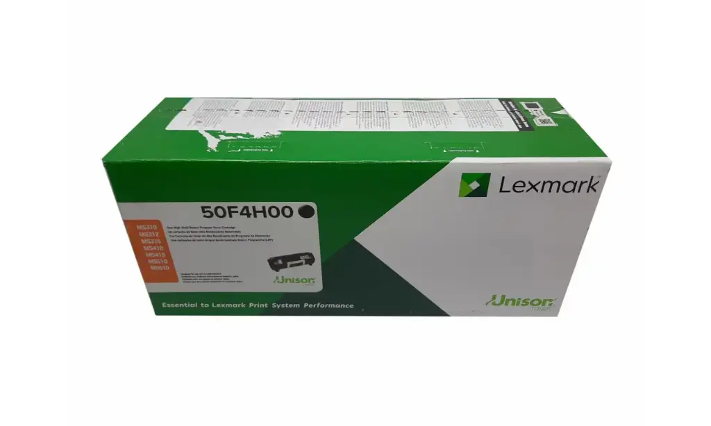 50F4H00 Original Toner Lexmark MS610de, MS610dn, MS410dn, MS310dn,MS315dn, MS415dn,MS312dn 5,000 Páginas SKU: 50F4H00	