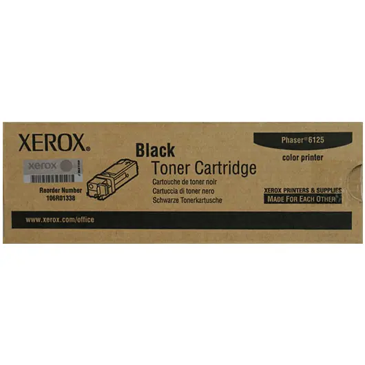 106R01338 Original Negro Toner Xerox Phaser 6125 2,000 Páginas SKU: 106R01338