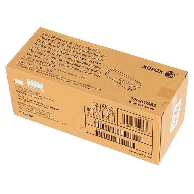 106R03585 Original Toner Xerox VersaLink B400, B405 24,600 Páginas SKU: 106R03585