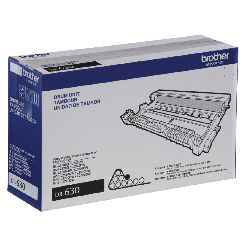 [DR630] DR630 Original Unidad de Imagen Drum Brother DR-630 HL-L2300D, HL-L2305W, HL-L2315DW, HL-L2320D, HL-L2340DW, HL-2360DW, DCP-L2620DW, DCP-L2540DW, MFC-L2680DW, MFC-L2685DW, MFC-L2700DW, MFC-L2705DW, MFC-L2707DW, MFC-L2740DW 12,000 Pag. SKU: DR630