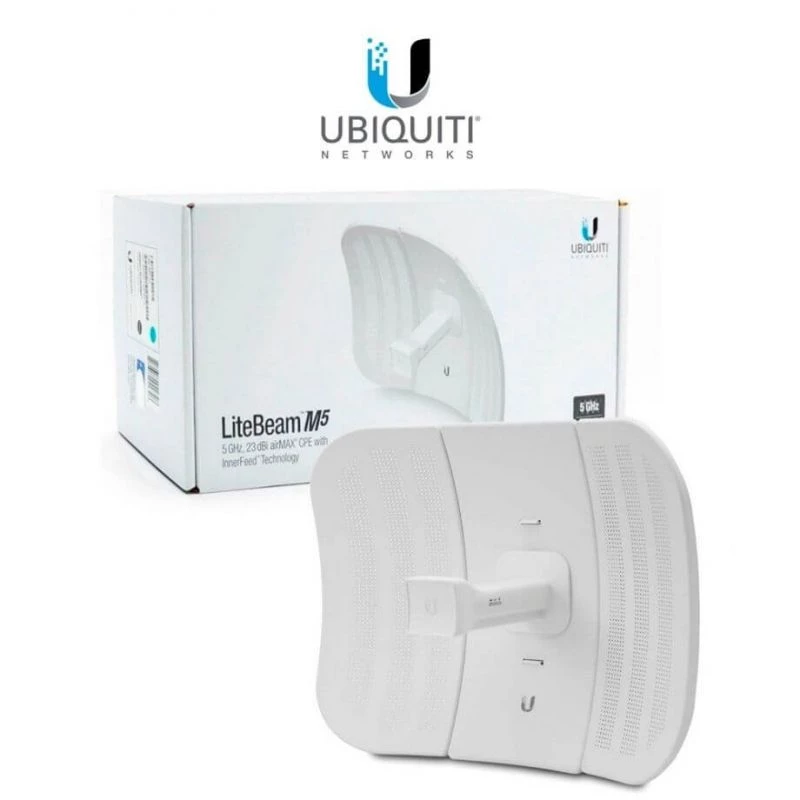 Ubiquiti Networks Antena Direccional LiteBeam M5, 23dBi, 5.1 - 5.8GHz SKU: LBE-M5-23
