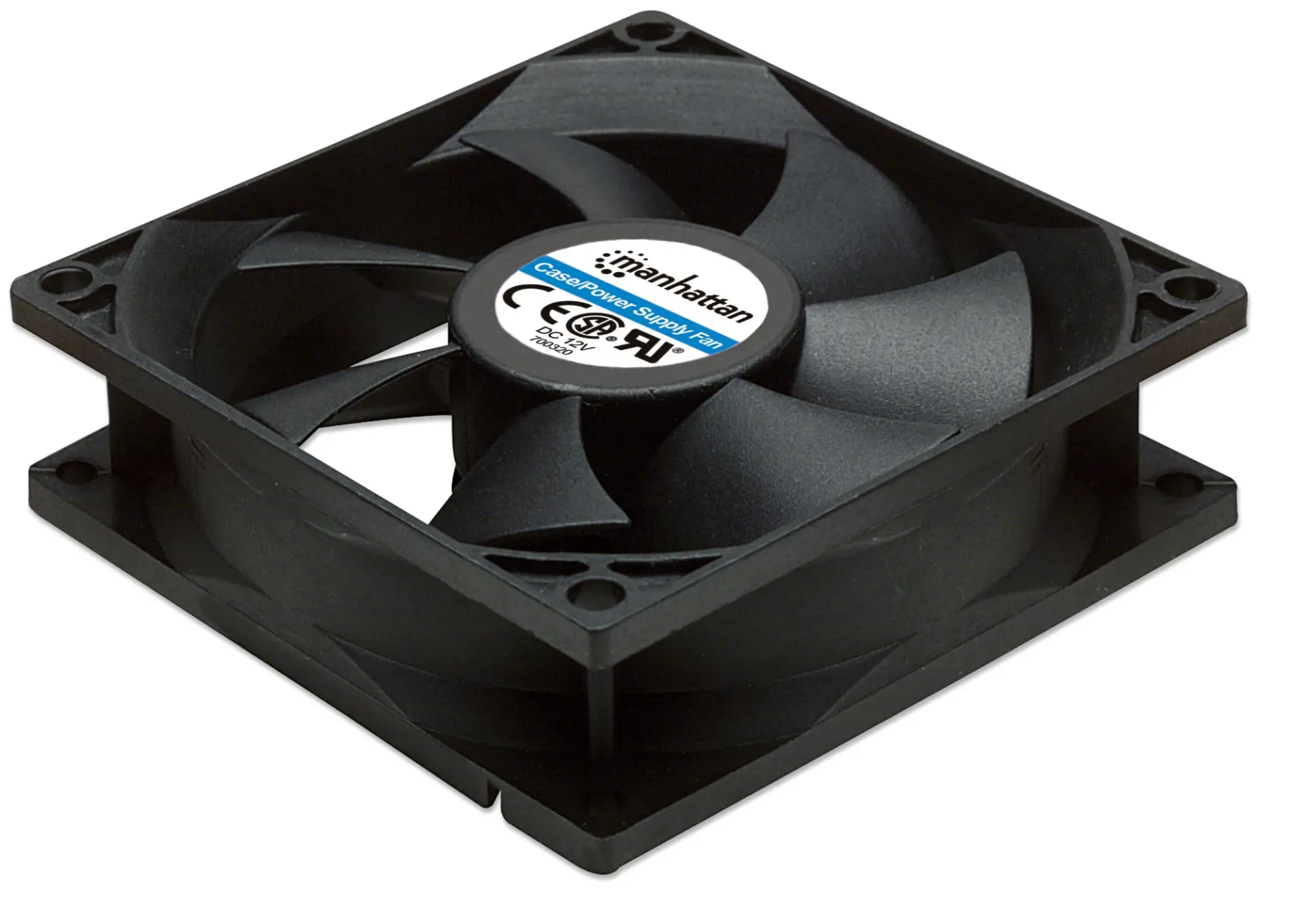 [700320] Ventilador Manhattan 4-pin para PC, 80mm, 2500RPM, Negro SKU: 700320