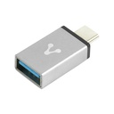 Vorago Adaptador USB-C Macho - USB 3.0 Hembra, Gris SKU: ADP-101 TIPO C