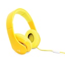 Vorago Audífonos HP-204, Alámbrico, 1.2 Metros, 3.5mm, Amarillo SKU: HP-204-AMARILLO