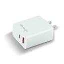 Vorago Cargador de Pared AU-350, 20W, 1x USB-A/1x USB-C, Blanco Tipo C SKU: AU-350-WH