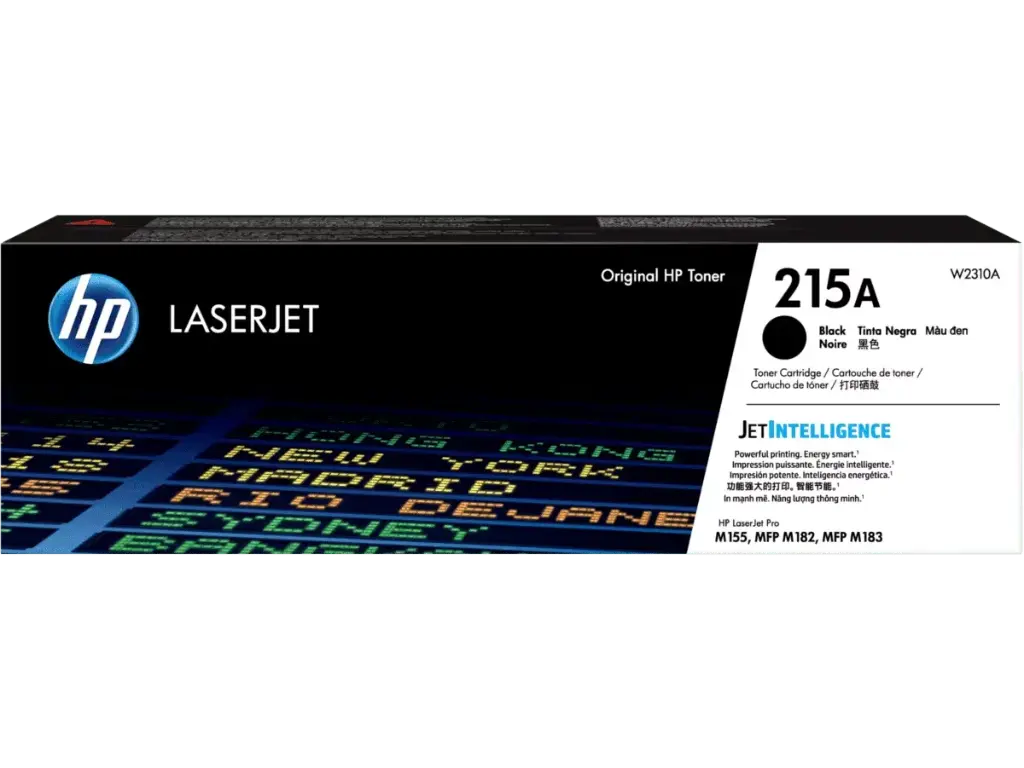 [W2310A] W2310A Negro Original Toner 215A HP LaserJet Pro M155, MFP M182, MFP M183, 1,050 Páginas SKU: W2310A