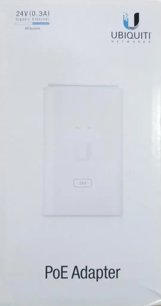 Ubiquiti Networks Adaptador e Inyector de PoE POE-24-7W-G-WH, 1000Mbit/s, 2 Puertos SKU: POE-24-7W-G-WH