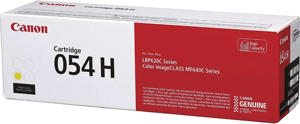 [3021C001AA] Canon 054 Amarillo Original Toner Canon Can-054 LBP620C Series, Color ImageClass MF640C Series 1200 Páginas SKU: 3021C001AA