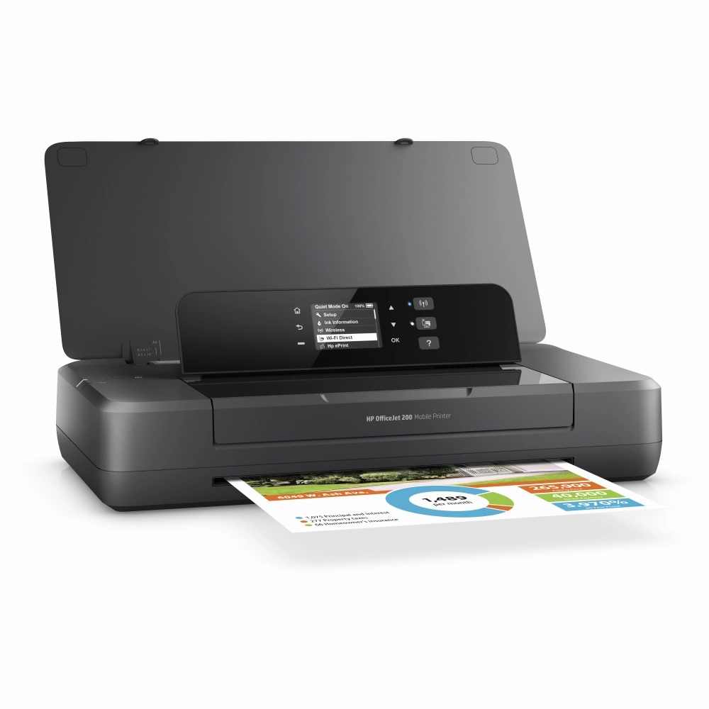 HP Officejet 200 Mobile, Impresora Portátil, Color, Inyección, Inalámbrico, Negro SKU: CZ993A