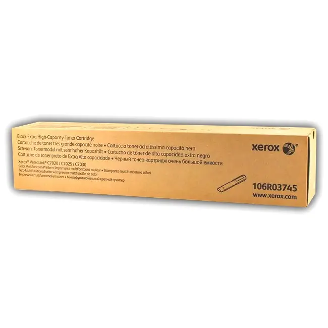 106R03745 Original Toner Negro, Xerox VersaLink C7020, VersaLink C7025, VersaLink C7030 CN-4914 23,600 Páginas SKU: 106R03745
