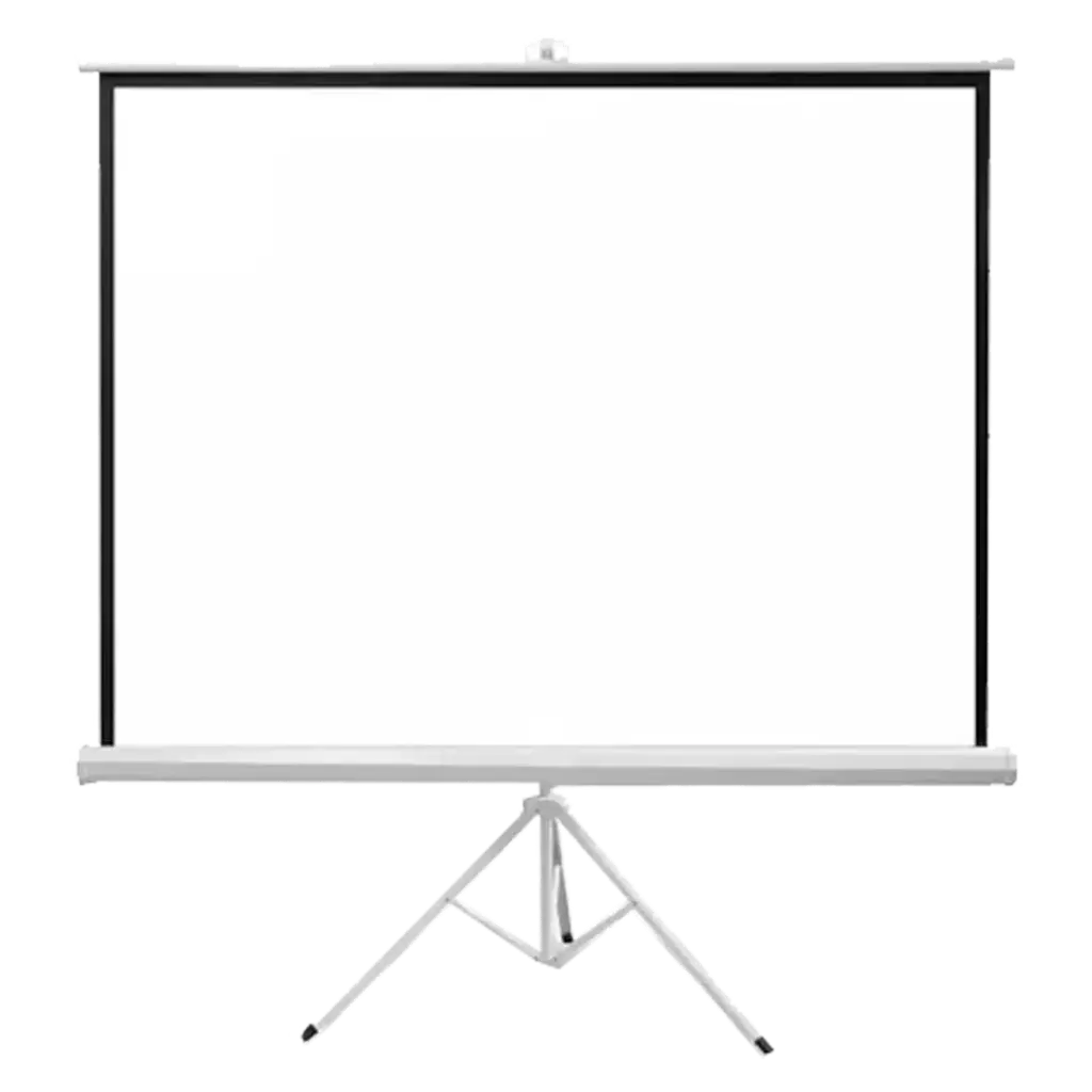 Multimedia Screens Pantalla de Proyección Manual MST-178 100 Pulgadas, Negro/Blanco 100" PANSCR030 1.78Mts x 1.78Mts, Pantalla de Proyector SKU: MST-178