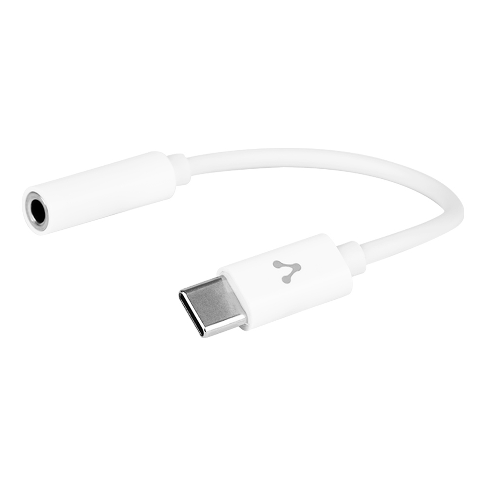 Vorago Adaptador USB-C Macho - 3.5mm Hembra, Blanco Usb Tipo C SKU: ADP-209