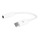 Vorago Adaptador USB-C Macho - 3.5mm Hembra, Blanco Usb Tipo C SKU: ADP-209
