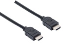 Manhattan Cable HDMI Macho - HDMI Macho, 4K, 30Hz, 1.5 Metros, Negro CB-1498 SKU: 355308