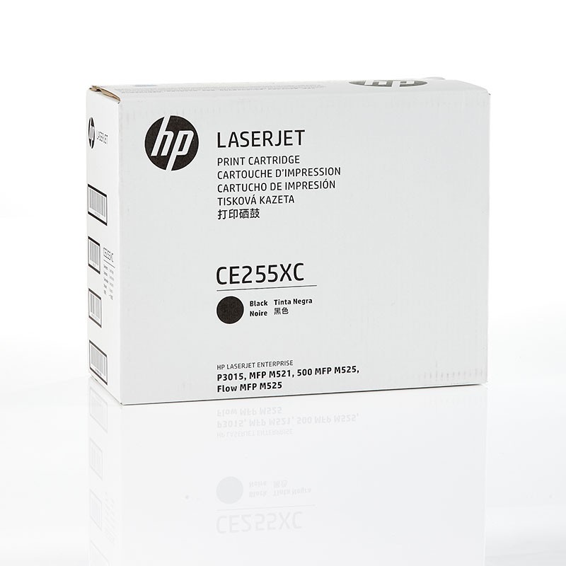CE255XC Original Toner HP 55XC Alto Rendimiento Hp Caja Blanca LaserJet P3015, M521, 500MFP, MFP M525, 12,500 Paginas SKU: CE255XC