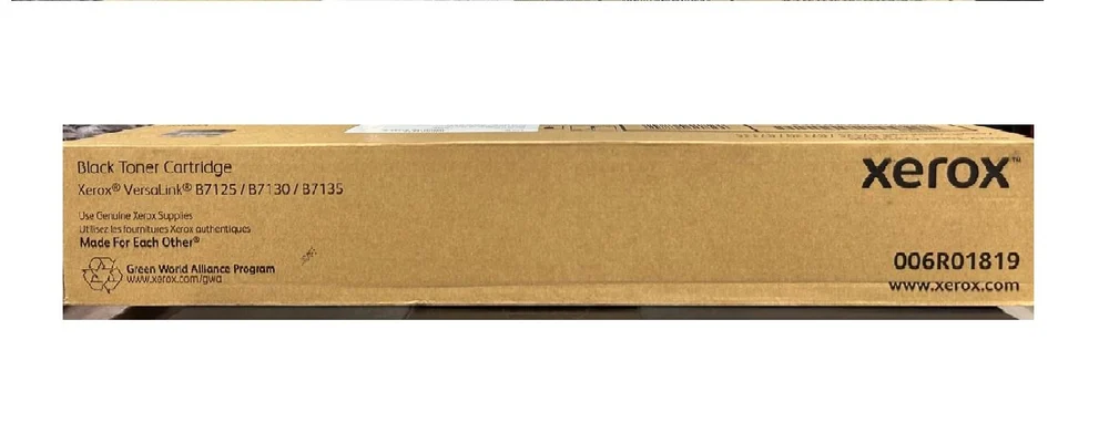 006R01819 Original Toner Negro, Xerox VersaLink B7125, B7130, B7135 31,000 Páginas SKU: 006R01819