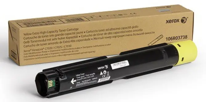 106R03746 Original Tóner Xerox Amarillo, VersaLink C7020, VersaLink C7025, VersaLink C7030 CN-4915 11,800 Páginas SKU: 106R03746