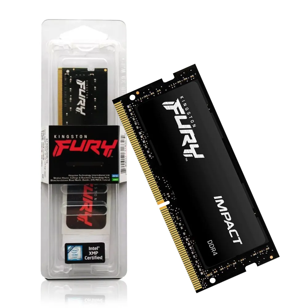 Memoria RAM Kingston FURY Impact DDR4, 3200MHz, 16GB, Non-ECC, CL20, SO-DIMM, XMP SKU: KF432S20IB/16