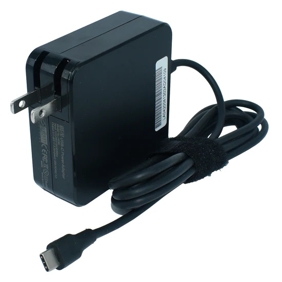 [USBC-65WB] USBC-65WB Adaptador de Corriente Tipo C USB-C 65W 20V/3.25A (Type C) * CON PD COLOR NEGRO Tipo C EKO SKU: USBC-65WB 