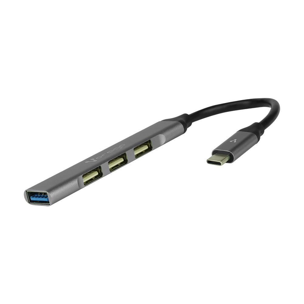 [HU-200] Vorago Hub USB C - 3x USB 2.0, 1x USB 3.0, Plata
Tipo C SKU: HU-200