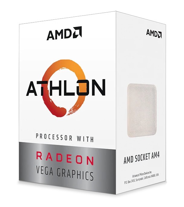 [YD3000C6FHBOX] Procesador AMD Athlon 3000G con Gráficos Radeon Vega 3, S-AM4, 3.50GHz, Dual-Core, 4MB L3 Cache SKU: YD3000C6FHBOX