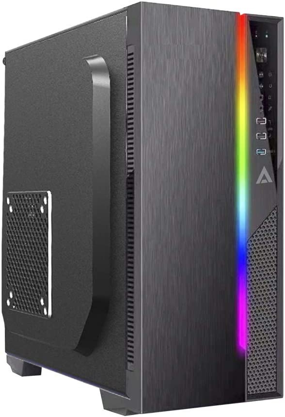 CPU Ensamble Core i3-9100, Mb Gigabyte H310M H, Ram 4gb 2400Mhz, SSD 480gb, Wifi TL-WN781ND, Kit Teclado/Mouse PC-201076, Gabinete Acteck Ultron X RGB SKU: ULTH310I3