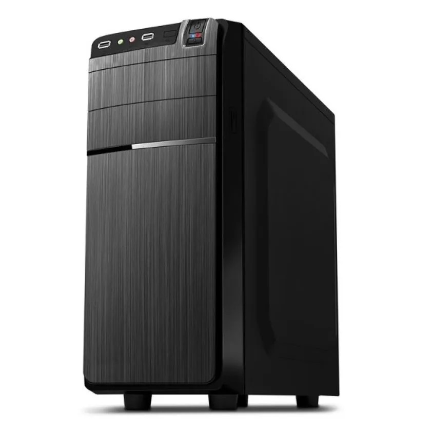 Computadora Ensamblada Intel Core i3-9100, Motherboard Gigabyte micro ATX H310M H (Rev. 1.0), Memoria RAM 4gb UDIMM 2400Mhz, Unidad de estado sólido 480gb, Tarjeta de Red Inalambrica TL-WN781ND, Kit de Teclado y Mouse Vorago KM-107, Gabinete Acteck Kiruna AC-05008