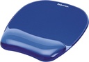MousePad Fellowes con Reposamuñecas de Gel Crystal Color Azul SKU: 91141