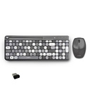Kit de Teclado y Mouse Acteck Creator Chic Colors MK470, Inalámbrico, USB, Gris (Español) SKU: AC-935180