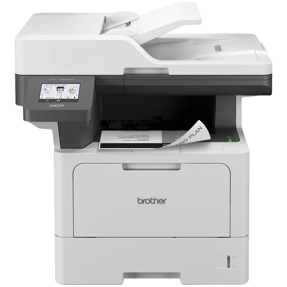 Multifuncional Brother DCP-L5660DN, Blanco y Negro, Láser, Imprime Copia y Escanea 42PPM, Duplex SKU: DCP-L5660DN